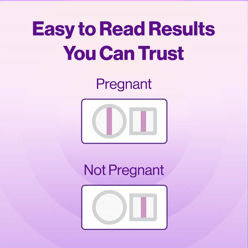 e.p.t. Pregnancy Tests have easy to read results you can trust.